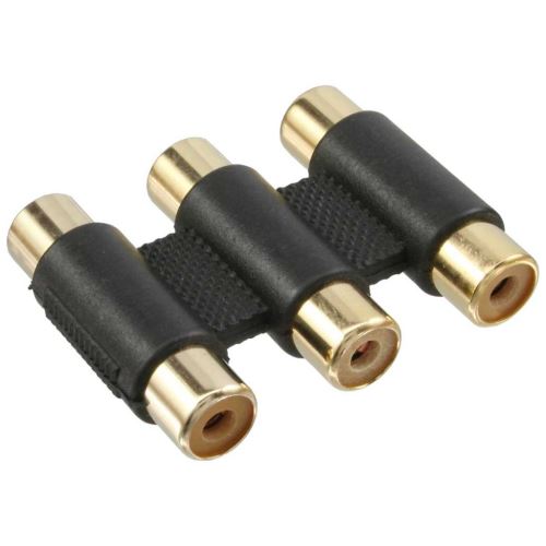 InLine koppelstuk video / audio - composietvideo/-audio