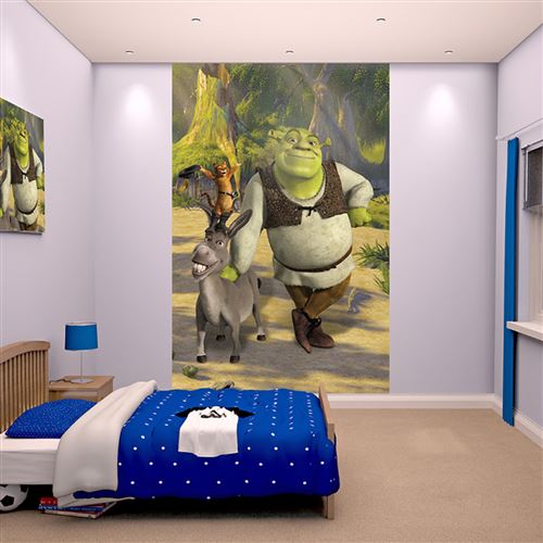 Walltastic 43084 Affiche Murale Shrek, Papier, Multicolore, 8 x 7 x 52,5 cm