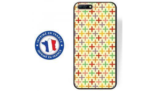 Coque souple pour Huawei Y6 (2018) avec impression Motifs retro 3