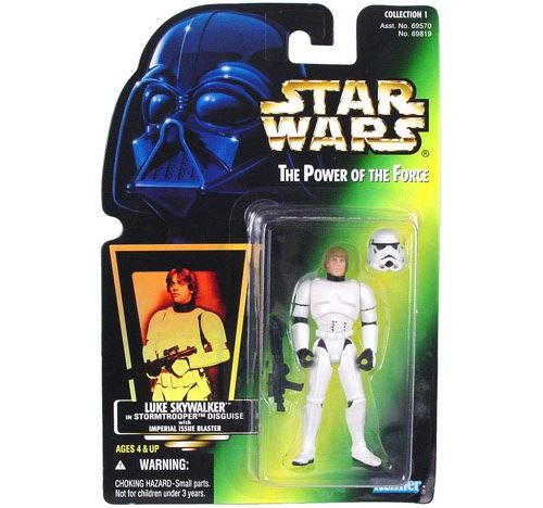 Star Wars Luke dans Stormtrooper - Déguisement de la carte verte