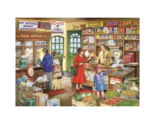 Puzzle 1000 Pièces : Corner Shop, The House of Puzzles