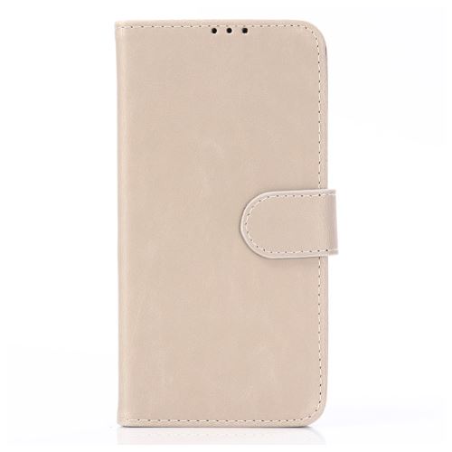 Etui en PU support de cheval fou gris pour votre Samsung Galaxy M10
