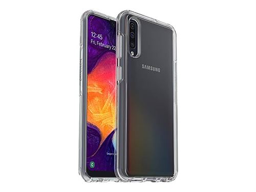 OtterBox Symmetry Series Clear - Achterzijde behuizing voor mobiele telefoon - polycarbonaat, synthetisch rubber - transparant - voor Samsung Galaxy A50