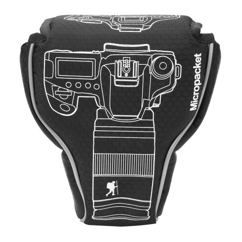 Sac amortisseur étanche en nylon pour appareil photo reflex numérique Noir