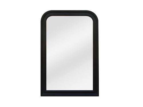 Miroir CANDIDE - bois d'eucalyptus - 60 x 90 cm - Noir