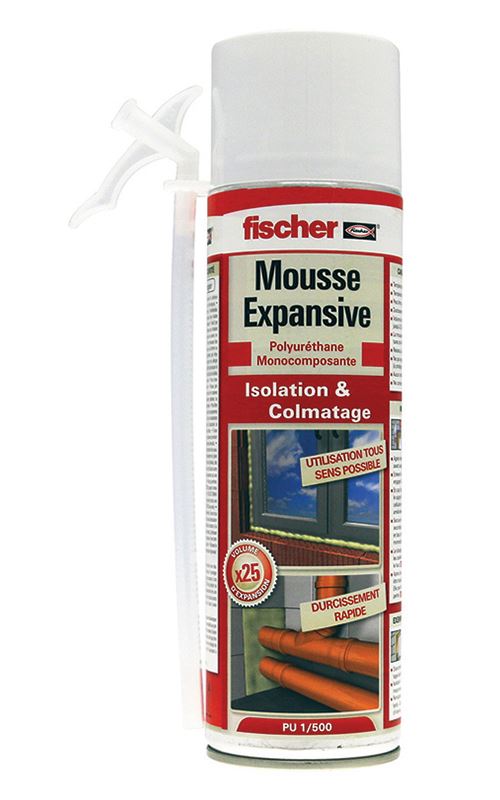Mousse polyuréthane 500ml - Mousse PU 500ml