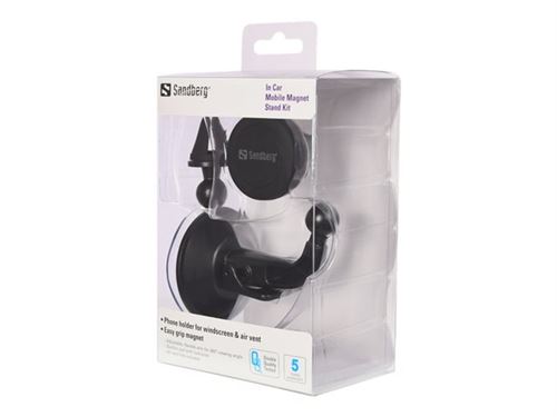 Sandberg In Car Mobile Magnet Stand Kit - Houderset voor mobiele telefoon