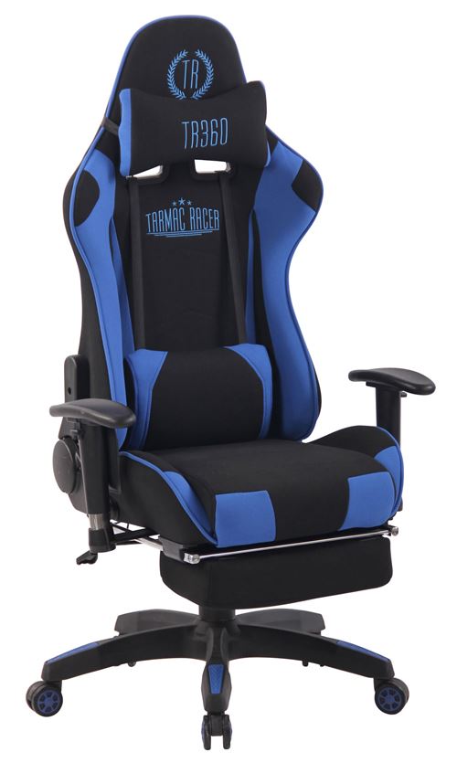 Fauteuil de Bureau Turbo XFM Tissu , Noir / Bleu