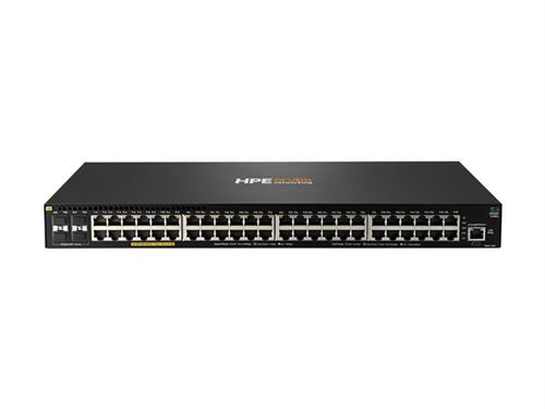 HP Hpe Aruba 2930F 48G Poe+ 4Sfp+ - Commutateur - C3 - Géré - 48 X 10/100/1000 (Poe+) + 4 X 1 Gigabit/10 Gigabit Sfp+ (Liaison Montante) - Montable Sur Rack - Poe+ (740 W)
