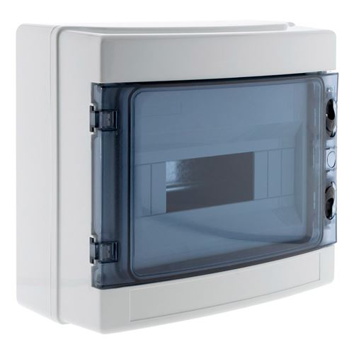 Zenitech Blanc - Coffret Étanche Ip65 8 Modules Livré Avec Accessoires - Image 1