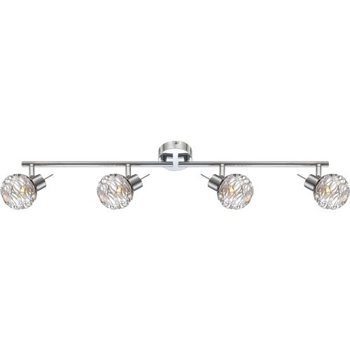 Plafonnier LED design Bolt - Argent