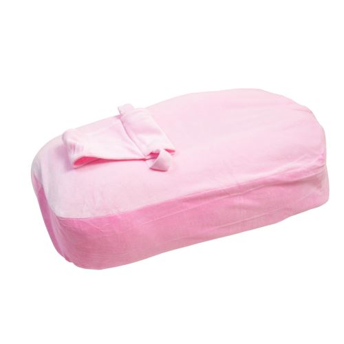 Housse pour coussin d'allaitement avec harnais - Rose