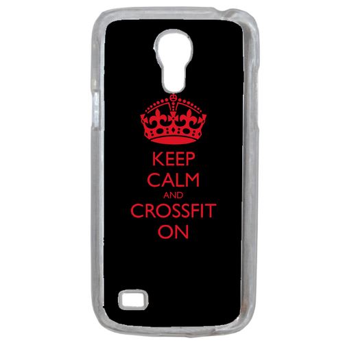 Coque Citation Crossfit Red Compatible Samsung Galaxy S4 Mini Transparent