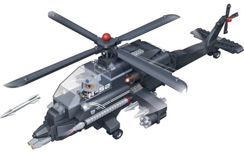 Klocki Banbao Armia Helikopter 3W1 295 El. 8488
