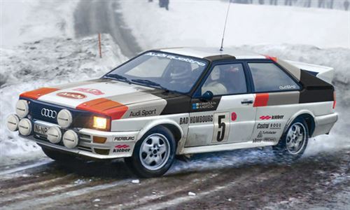 Maquette voiture : Audi Quattro Rally aille Unique Coloris Unique