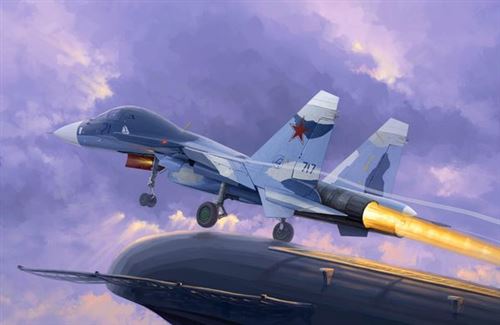 SUKHOI Su-33UB FLANKER-D - TRUMPETER 1/72 PLASTIC KIT - Image 2