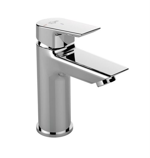 Ideal Standard - Mitigeur lavabo Tesi sans tirette ni vidage chromé bec fixe
