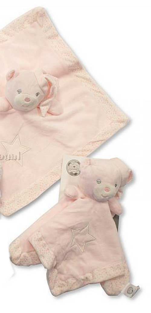 Snuggle Baby - Doudou Ours Etoile Rose