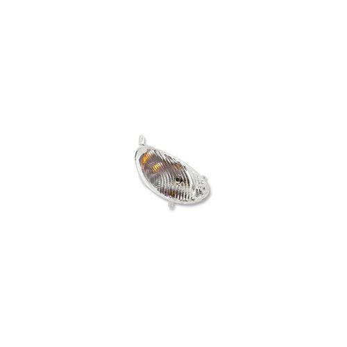 Clignotant maxiscooter adaptable yamaha 125 majesty yp 2002+2006-mbk 125 skyliner 2002+2006 av gauche -homologue ce- Transparent