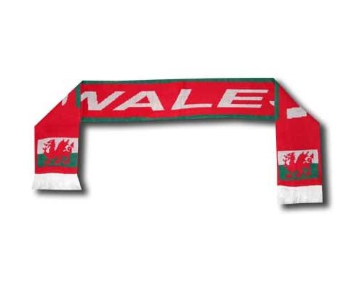 Supportershop Echarpe Pays de Galles Rouge 150 x 20 cm