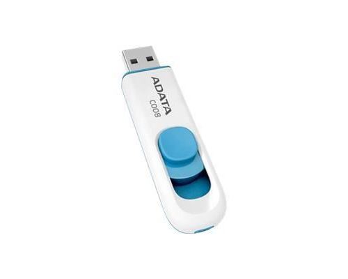 Adata Technology Blanc/Bleu Adata Clé Usb 32Gb C008 Slider Usb 2.0