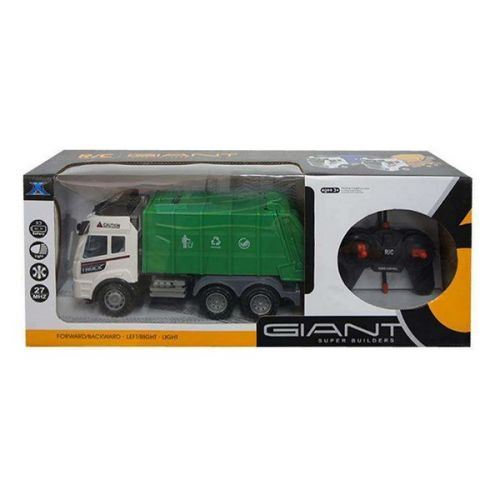 Camion-Benne Télécommandé Giant Blanc Vert