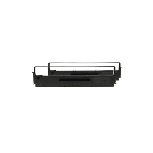 Epson Dualpack - Noir - ruban d'impression - pour LQ 300, 300+, 300+II, 350