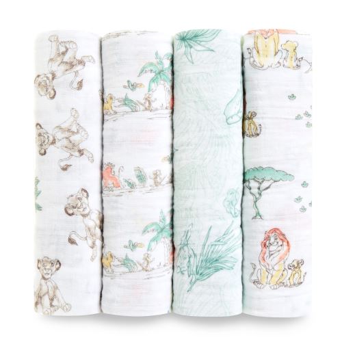 Lot de 4 Maxi-langes Le Roi Lion Aden et Anaïs