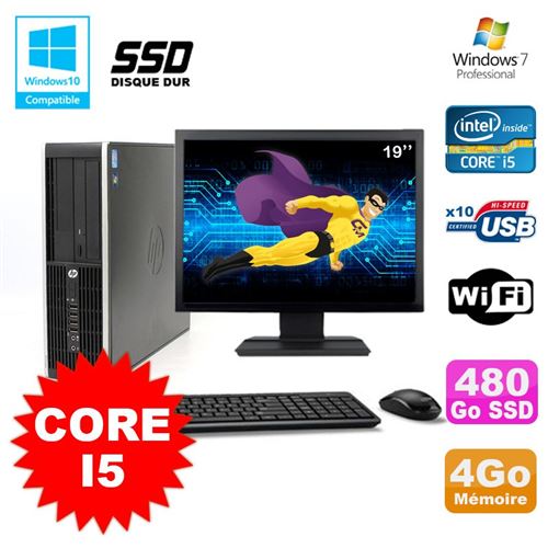 Acheter Pc hp elite 8100 sff intel core i5 3.2ghz 4go 480go ssd graveur wifi w719 État correct - 309,00 € Pc hp elite 8100 sff intel core i5 3.2ghz 4go 480go ssd graveur wifi w719 État correct - Hewlett-Packard reconditionné disponible sur Fnac