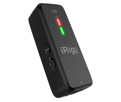 IK Multimedia iRig Pre HD interface micro pour iOS, Mac et PC