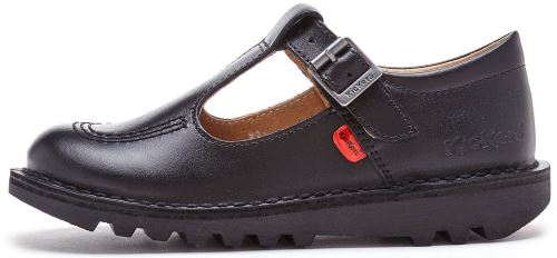 Kickers Kick T-Bar Classic Junior Back to School Chaussures en Noir 1KF0000849BTW [UK 2.5 EU 35]