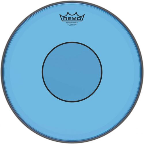 Remo P7-0313-CT-BU -Peau de frappe Powerstroke 77 Colortone bleu, 13''