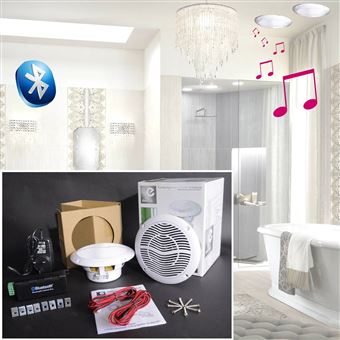 29 Sur Kit Haut Parleurs 2x15w De Plafond Avec Bluetooth E Audio B402bl Pack Ampli Et Enceintes Home Cinema Achat Prix Fnac
