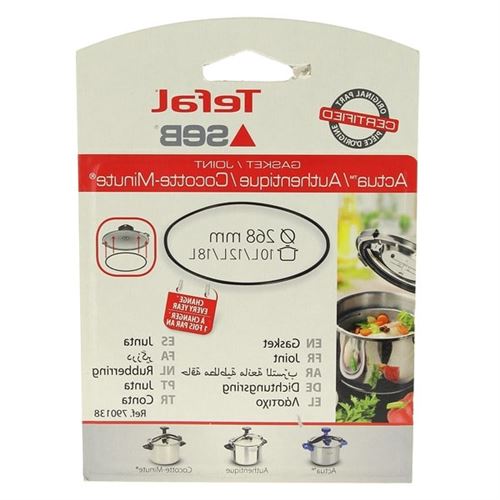 Joint pour cocotte 10 l en aluminium - Seb - Noir - Silicone