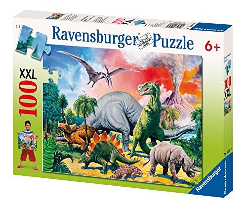 Among the Dinosaurs Puzzle - 100 Pieces