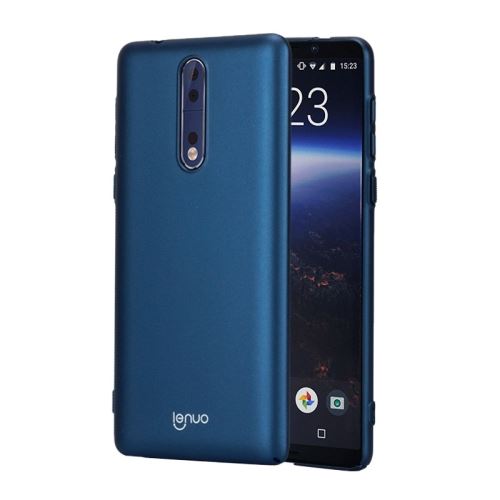 Nokia 8 Coque Protection Plastique Ultra Fin Bleu ALS54559