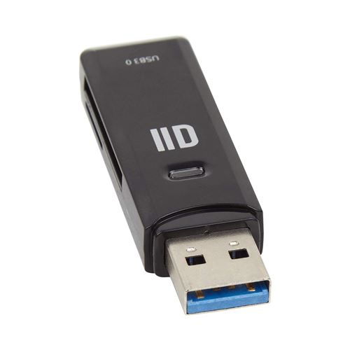 Lecteur de Carte SD et Micro-SD USB Taux de transfert 5Gbps U3062 LinQ Gris