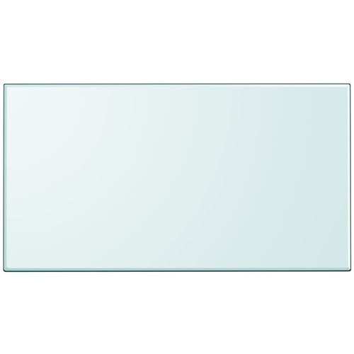 vidaXL Dessus de table rectangulaire en verre trempé 1200 x 650 mm