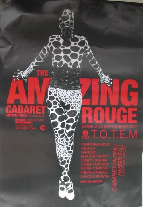 The Amazing Cabaret Rouge - 80x120 cm - AFFICHE / POSTER