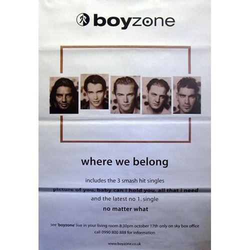 Boyzone - 100x150 cm - AFFICHE / POSTER