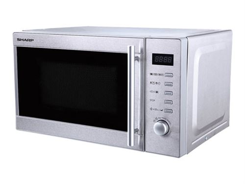 Sharp R-60STW - Four micro-ondes grill - pose libre - 20 litres - 800 Watt - acier inoxydable