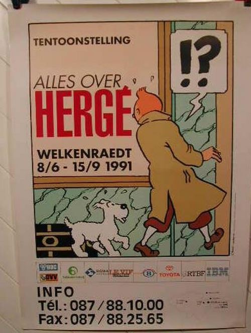 TINTIN - 50x70 cm - AFFICHE / POSTER