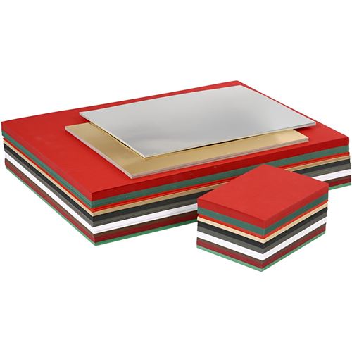 Creotime set de décoration de Noël en carton 630 pièces multicolore
