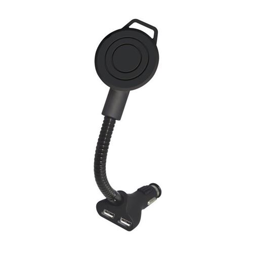 M500 Porte téléphone magnétique avec 2 USB 3,1 A - Branchement sur prise AC 12 / 24 V