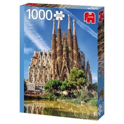 Jumbo puzzle Sagrada Familia Voir Barcelone 1000 pièces