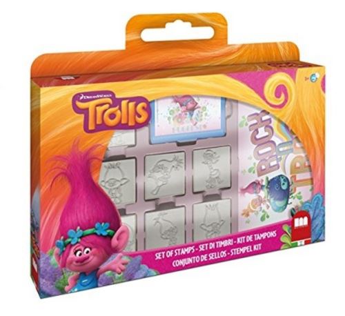 Multiprint ensemble de couleurs Trolls 12 pièces orange