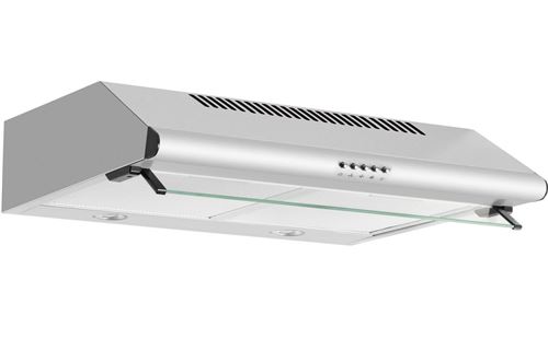 Glem GHC640IX - Kap - standaard - breedte: 60 cm - diepte: 52 cm - luchtafvoer en recirculatie - inox