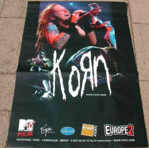 KORN - 80x120 cm - AFFICHE / POSTER