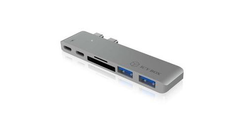 Icy box dk4036?2 c thunderbolt 3 station daccueil pour new apple macbook pro argent