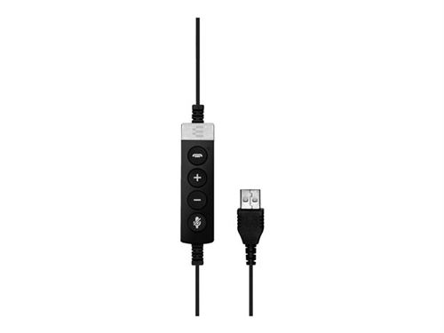 EPOS I SENNHEISER IMPACT SC 230 USB MS II - Headset - op oor - met bekabeling - USB - zwart - gecertificeerd voor Skype for Business, gecertificeerd voor Microsoft Teams